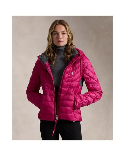 Ralph Lauren Pink Performance Quilted Full-zip Jacket