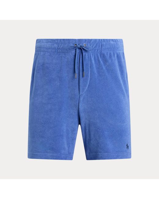 Polo Ralph Lauren Blue 15 Cm Terry Drawstring Short for men