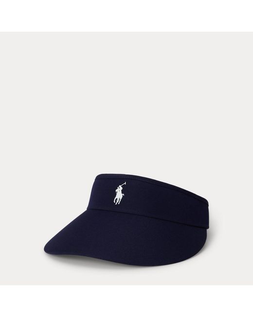 Ralph Lauren Blue Funktions-Visier Mit Pony