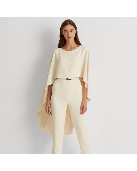 Ralph Lauren Cape Georgette Jumpsuit in 