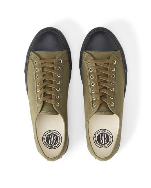 RRL Green Canvas Trainer for men
