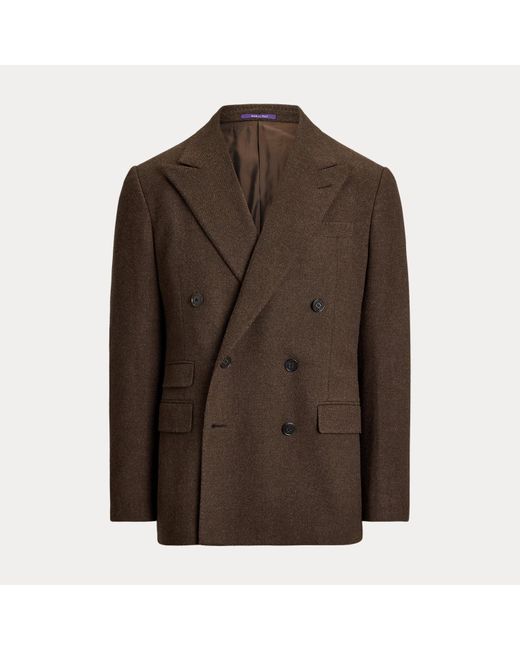 Ralph Lauren Handgeschneiderte Wolltwill-Jacke Kent in Brown für Herren