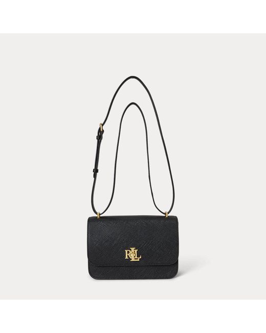 Ralph Lauren Black Mittelgroße Ledertasche Sophee