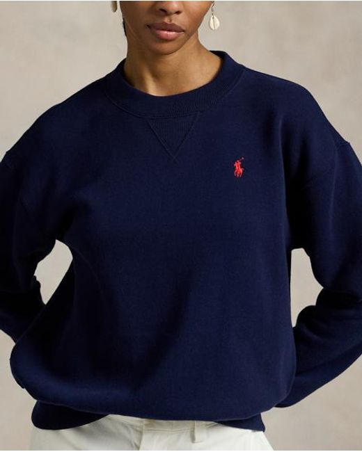 Polo Ralph Lauren Blue Fleece Crewneck