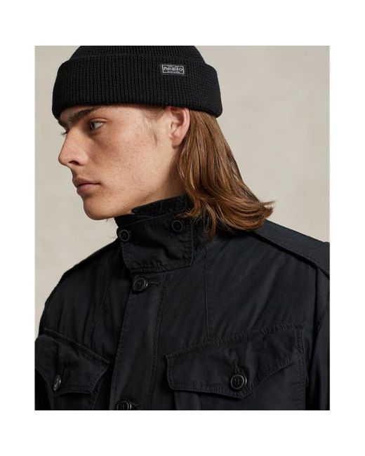 Polo Ralph Lauren Black Field Jacket & Reversible Camo Liner for men