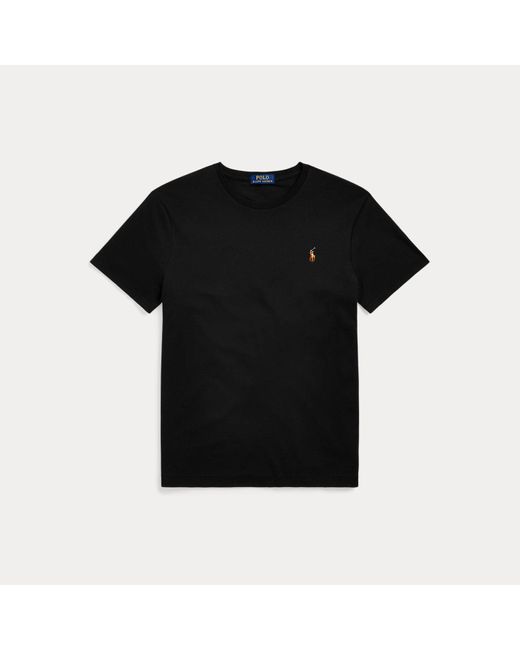 Polo Ralph Lauren White Custom Slim Soft Cotton Tee Iconic Exclusive for men