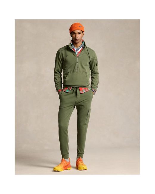 RLX Ralph Lauren Green Ralph Lauren Terry-back Fleece Jogger Pant for men