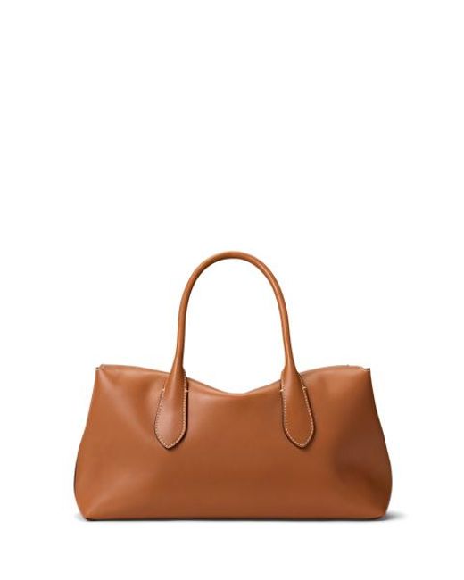 Polo Ralph Lauren Blue Bellport Leather Satchel