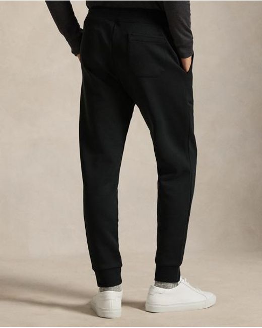 Polo Ralph Lauren Black Double-knit Joggers for men