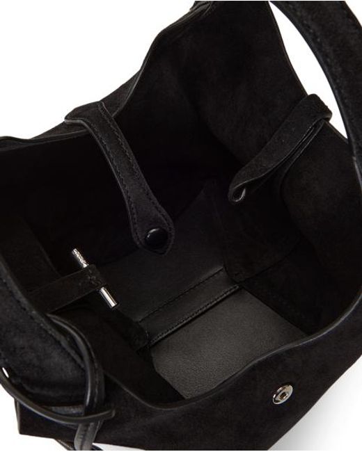 Polo Ralph Lauren Gray Polo Play Suede Small Tote & Crossbody