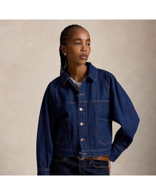 Polo Ralph Lauren Blue Shaped Denim Jacket