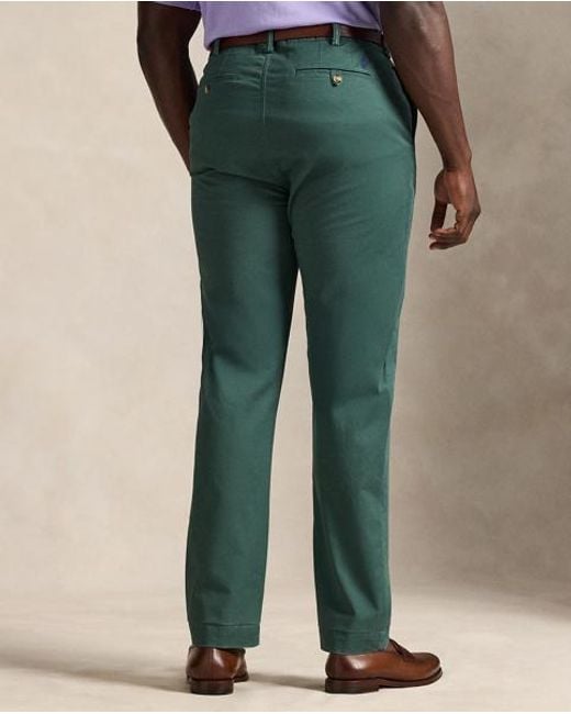 Polo Ralph Lauren Green Bedford Classic Fit Washed Chino Pant for men