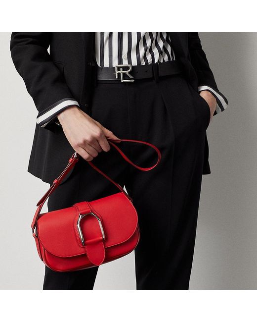 Ralph Lauren Collection Ralph Lauren Calfskin Welington Shoulder Bag in Black Lyst