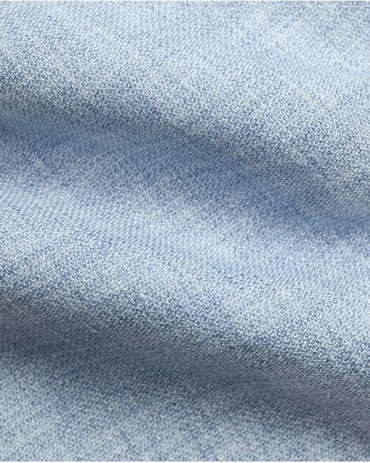 Ralph Lauren Blue Délavé Linen-Blend Tie for men