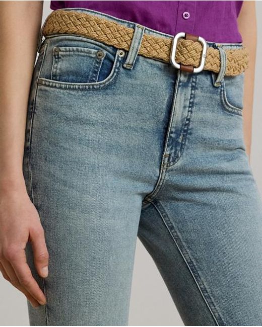 Jean Bootcut Taille Haute Ralph Lauren en coloris Blue