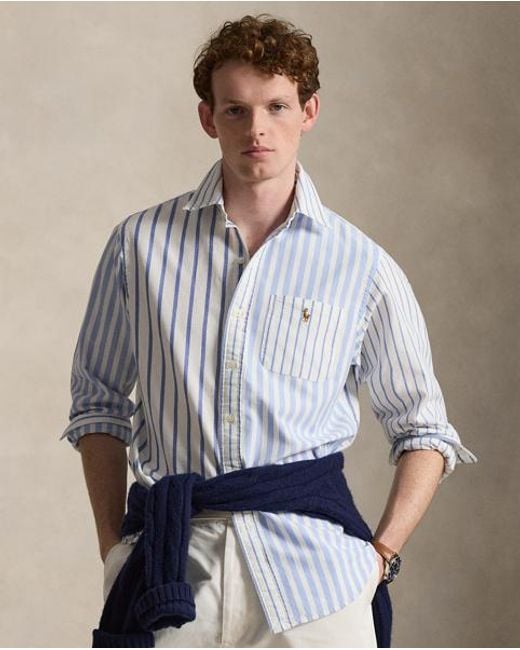 Polo Ralph Lauren White Classic Fit Oxford Fun Shirt for men