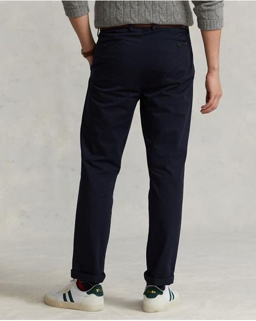 Polo Ralph Lauren Blue Stretch Straight Fit Chino Trouser for men