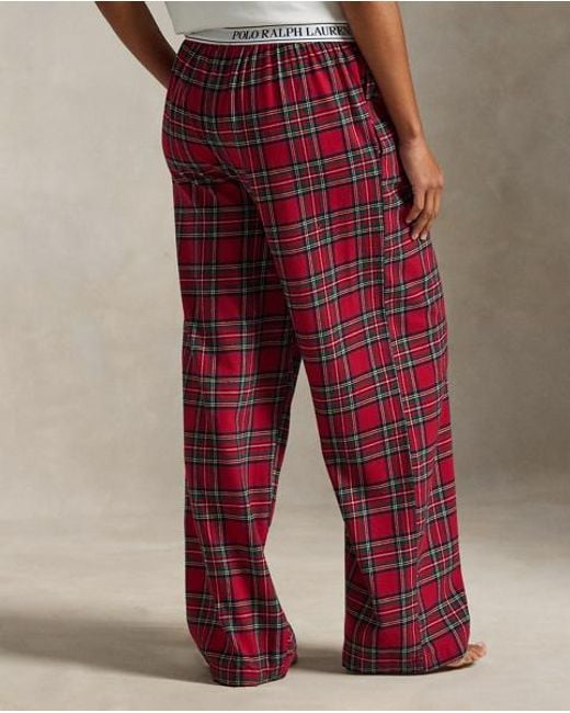 Polo Ralph Lauren Green 2Er-Set Karierte Flanell-Pyjamahosen