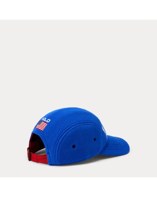 Polo Ralph Lauren Blue Flag Fleece Cap for men