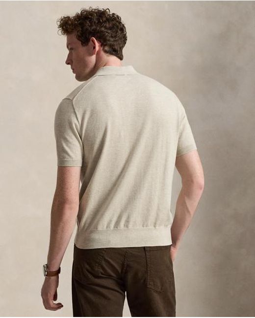 Polo Ralph Lauren Brown Cotton Polo Jumper for men