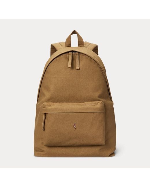 Polo Ralph Lauren Blue Canvas Backpack for men