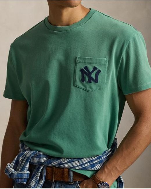 Polo Ralph Lauren Green Polo Ralph Lauren Lauren Yankees T-Shirt for men
