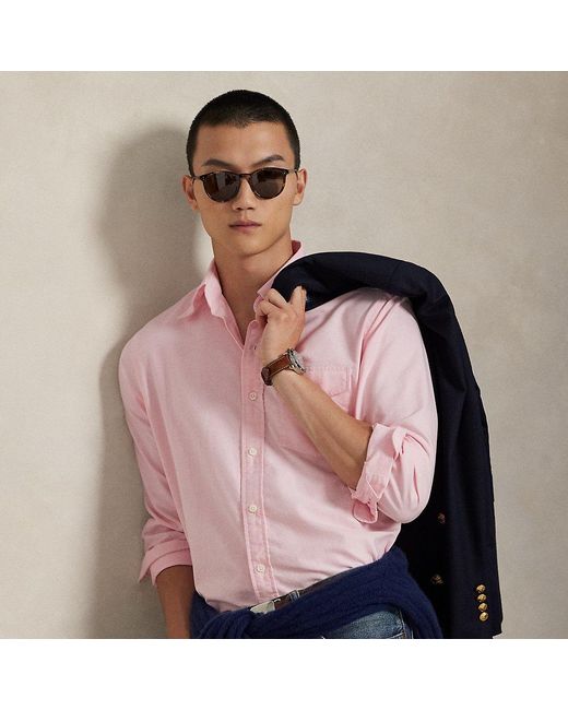 Ralph Lauren Pink Classic Fit Oxford Shirt for men