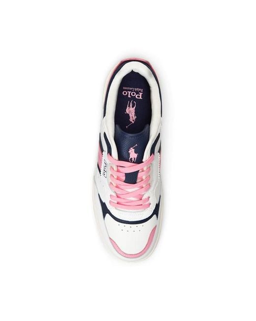Sneaker Masters Sport in pelle di Ralph Lauren in Multicolor da Uomo