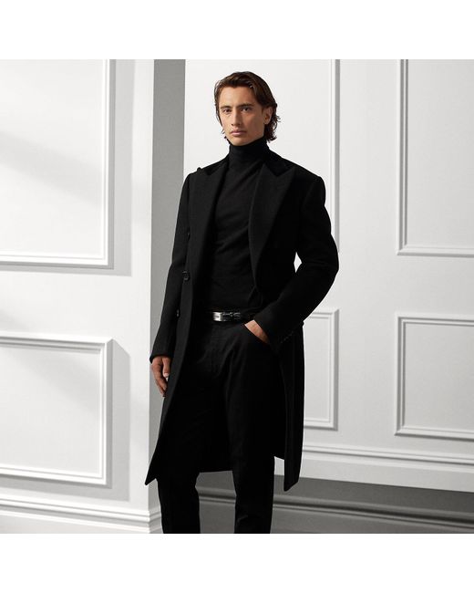 Ralph Lauren Black Ralph Lauren Kent Handmade Cashmere Topcoat for men