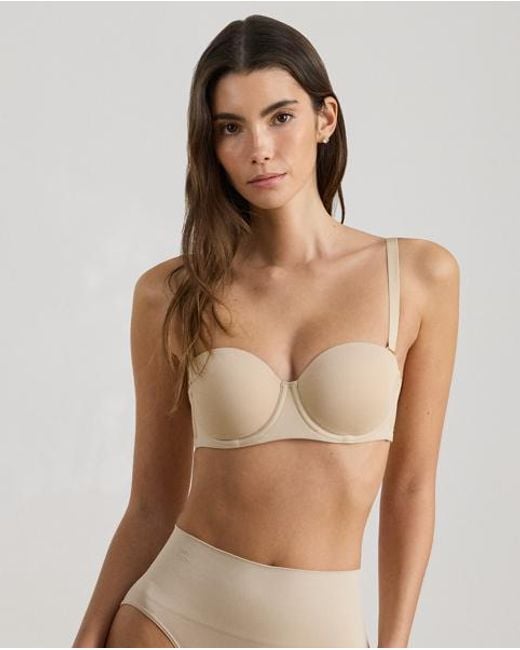Ralph Lauren Natural Convertible Strapless Bra