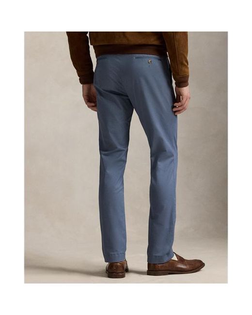 Pantaloni Greenwich stretch Slim-Fit di Polo Ralph Lauren in Blue da Uomo