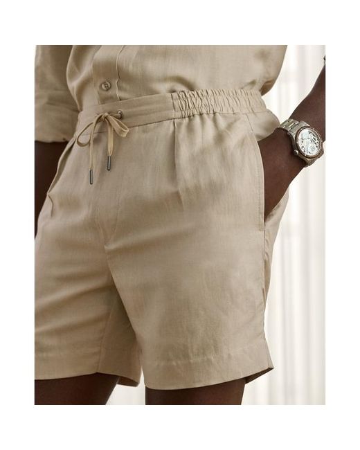 Ralph Lauren Natural Ralph Lauren Silk-Linen Short for men