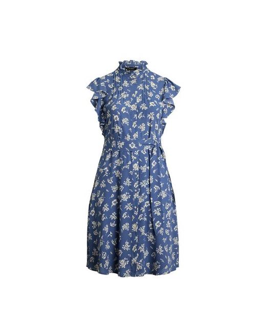 Ralph Lauren Blue Ralph Lauren Floral Belted Georgette Shirtdress