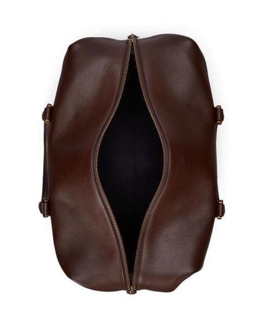 Polo Ralph Lauren Brown Pebbled Leather Duffel for men