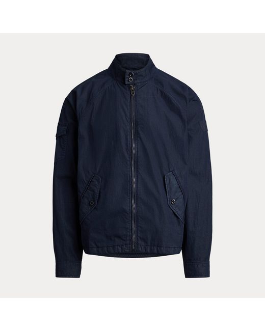 Polo Ralph Lauren Blue The Aldrich Garment-Dyed Twill Jacket for men