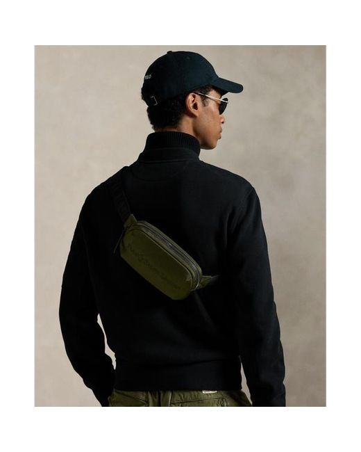 Marsupio con logo tono su tono di Polo Ralph Lauren in Green da Uomo