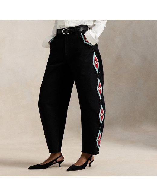 Polo Ralph Lauren Black Prl X Tópa Reflections Of Above Trousers