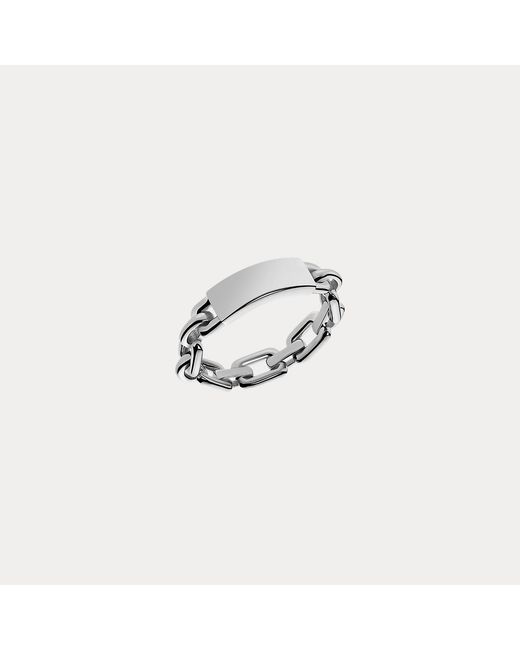 Ralph Lauren Metallic Sterling Id Ring
