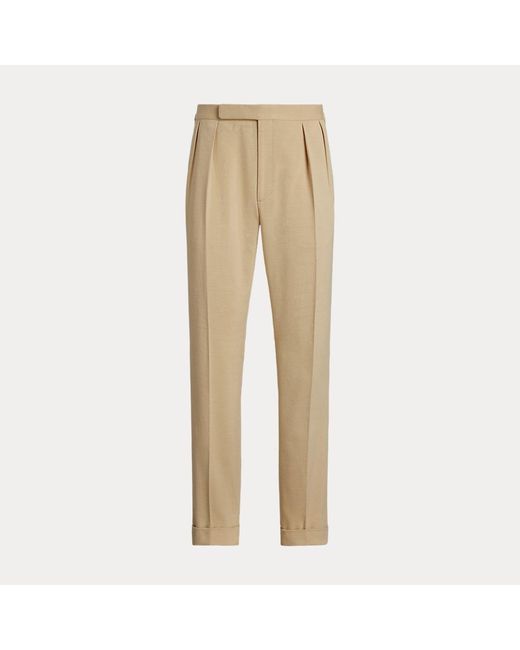 Ralph Lauren Handgeschneiderte Hose Gregory Aus Twill in Natural für Herren