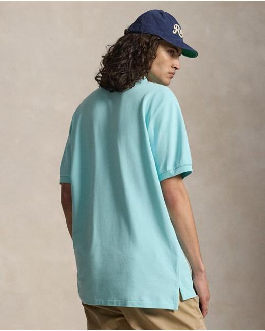 Ralph Lauren Blue The Iconic Mesh Polo Shirt for men
