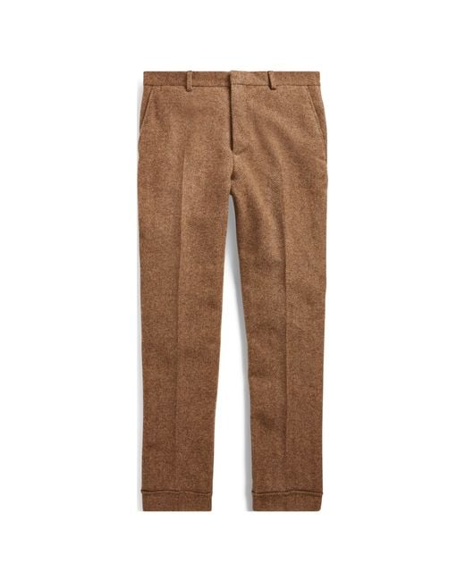 Polo Ralph Lauren Brown Polo Herringbone Suit Trouser for men