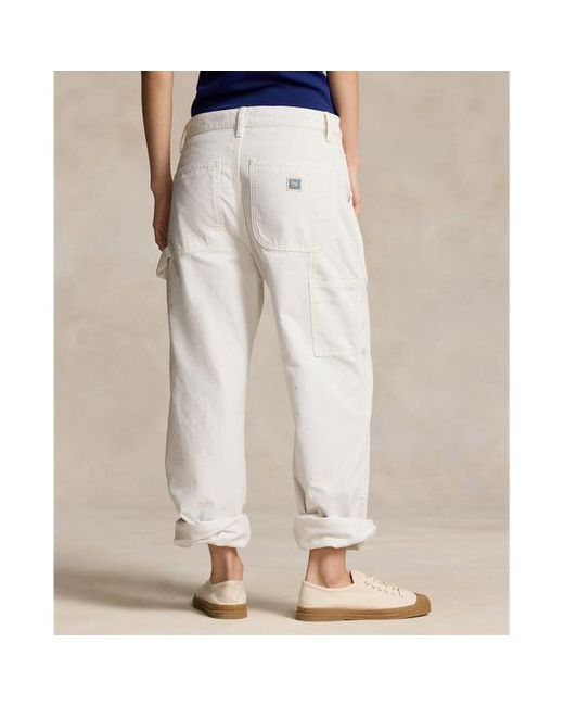 Pantalón funcional de algodón Polo Ralph Lauren de color White