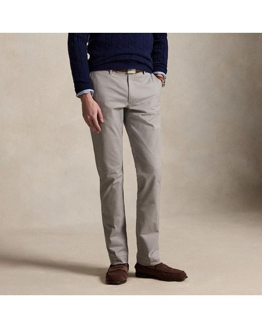Polo Ralph Lauren Blue Greenwich Slim Fit Stretch Chino Trouser for men
