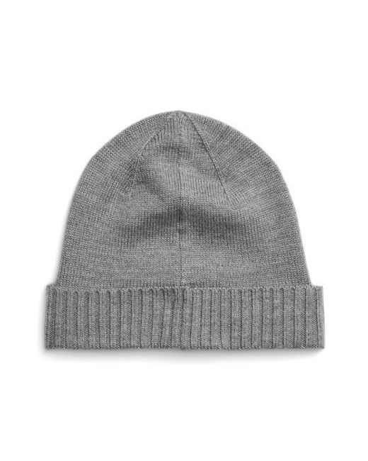 Polo Ralph Lauren Gray Signature Pony Wool Beanie for men