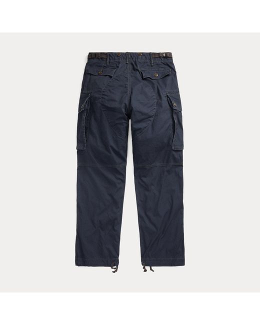 RRL Blue Ranger Poplin Cargo Trouser for men