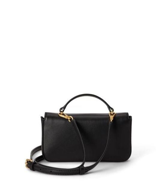 Ralph Lauren Gray Marcy Leather Crossbody Wallet