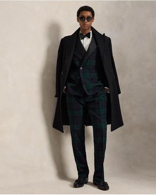 Polo Ralph Lauren Blue Polo Tailored Fit Plaid Tuxedo Jacket for men
