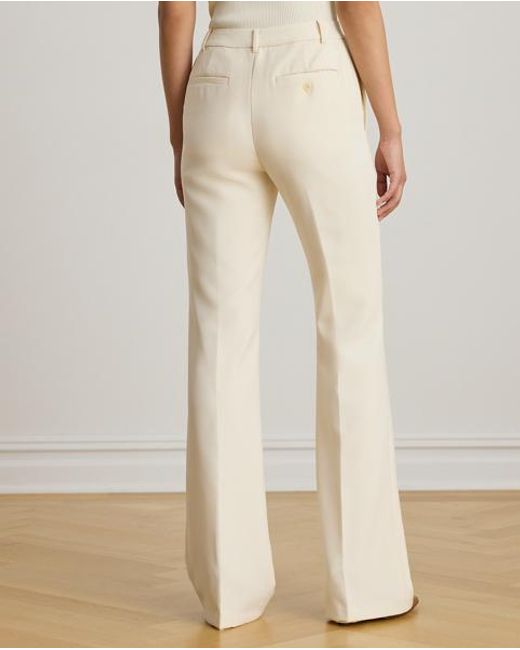 Ralph Lauren Natural Stretch Crepe Straight Pant