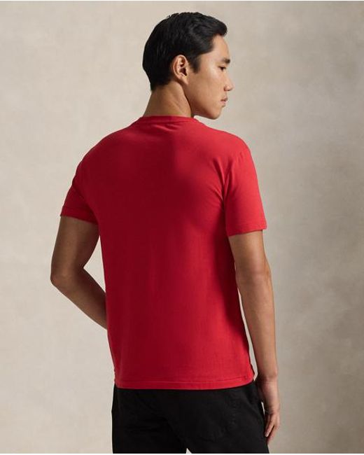 Polo Ralph Lauren Red Polo Bear Cotton T-Shirt for men