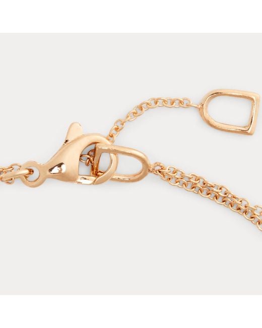Ralph Lauren White Pave Diamond Bracelet